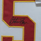 Framed Kansas City Chiefs Christian Okoye Autographed Signed Jersey Jsa Coa