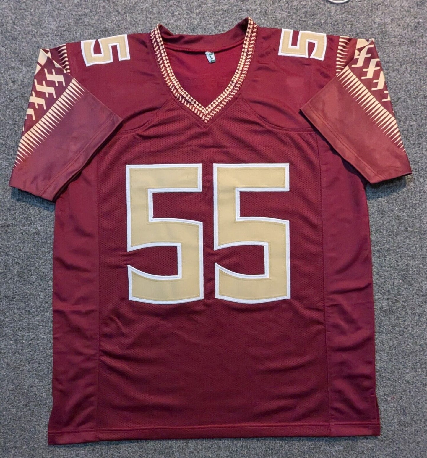 Florida State Seminoles Braden Fiske Autographed Signed Jersey Jsa Coa