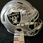 Las Vegas Raiders Tre'von Moehrig Autographed Inscribed Full Size Helmet Jsa Coa