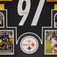 Framed Pittsburgh Steelers Cam Heyward Autographed Signed Jersey Beckett Holo