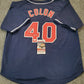 Cleveland Indians Bartolo Colon Autographed Inscribed Jersey Jsa Coa