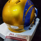 Los Angeles Rams Nick Scott Autographed Flash Mini Helmet Jsa Coa