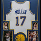 Framed Golden State Warriors Chris Mullin Autographed Signed Jersey Bas Coa