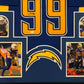 Framed San Diego Chargers Joey Bosa Autographed Signed Jersey Jsa Coa