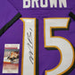 Baltimore Ravens Marquise Brown Autographed Signed Jersey Jsa  Coa