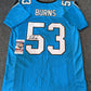 Carolina Panthers Brian Burns Autographed Signed Jersey Jsa  Coa
