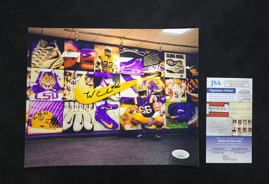 Lsu Tigers Will Campbell Autographed 8X10 Photo Jsa Coa