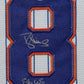 Suede Framed N.Y. Mets Darryl Strawberry Autographed Inscribed Jersey Jsa Coa