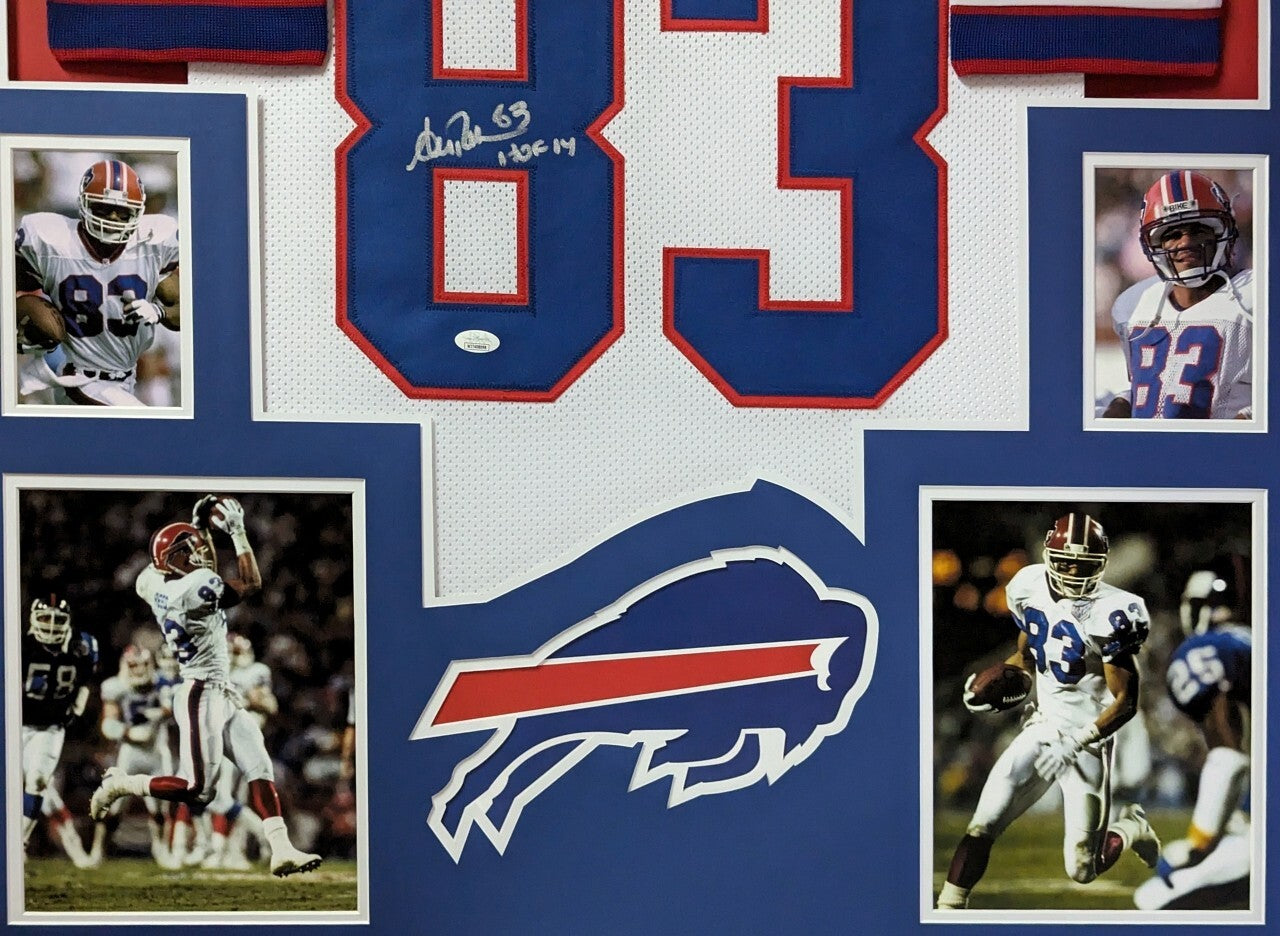 Framed Buffalo Bills Andre Reed Autographed Signed Inscribed  Jersey Jsa Coa