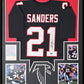 Framed Atlanta Falcons Deion Sanders Autographed Jersey Beckett Holo