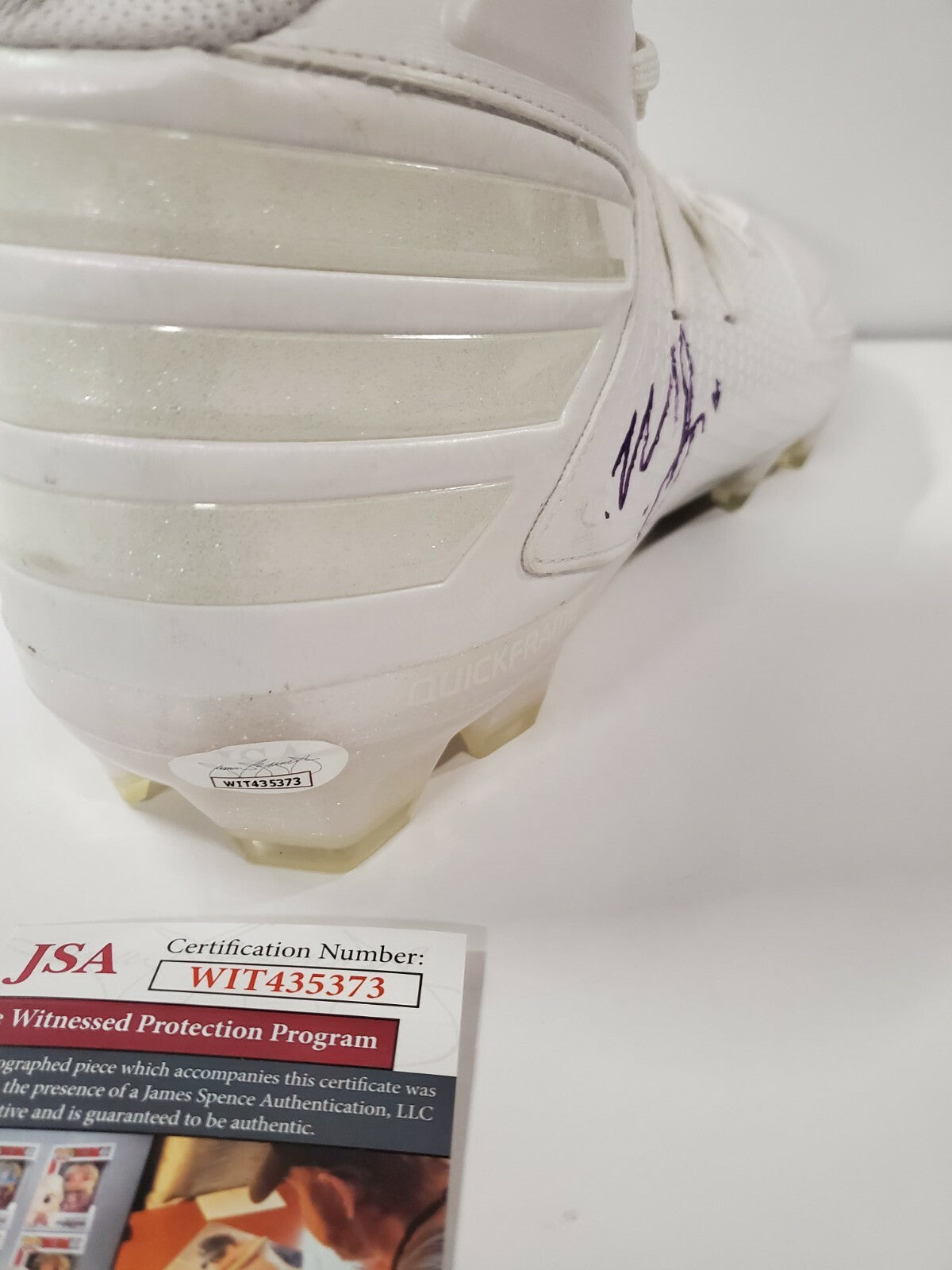 Arizona Cardinals Marquise Brown Autographed Signed Adidas Cleat Jsa Coa
