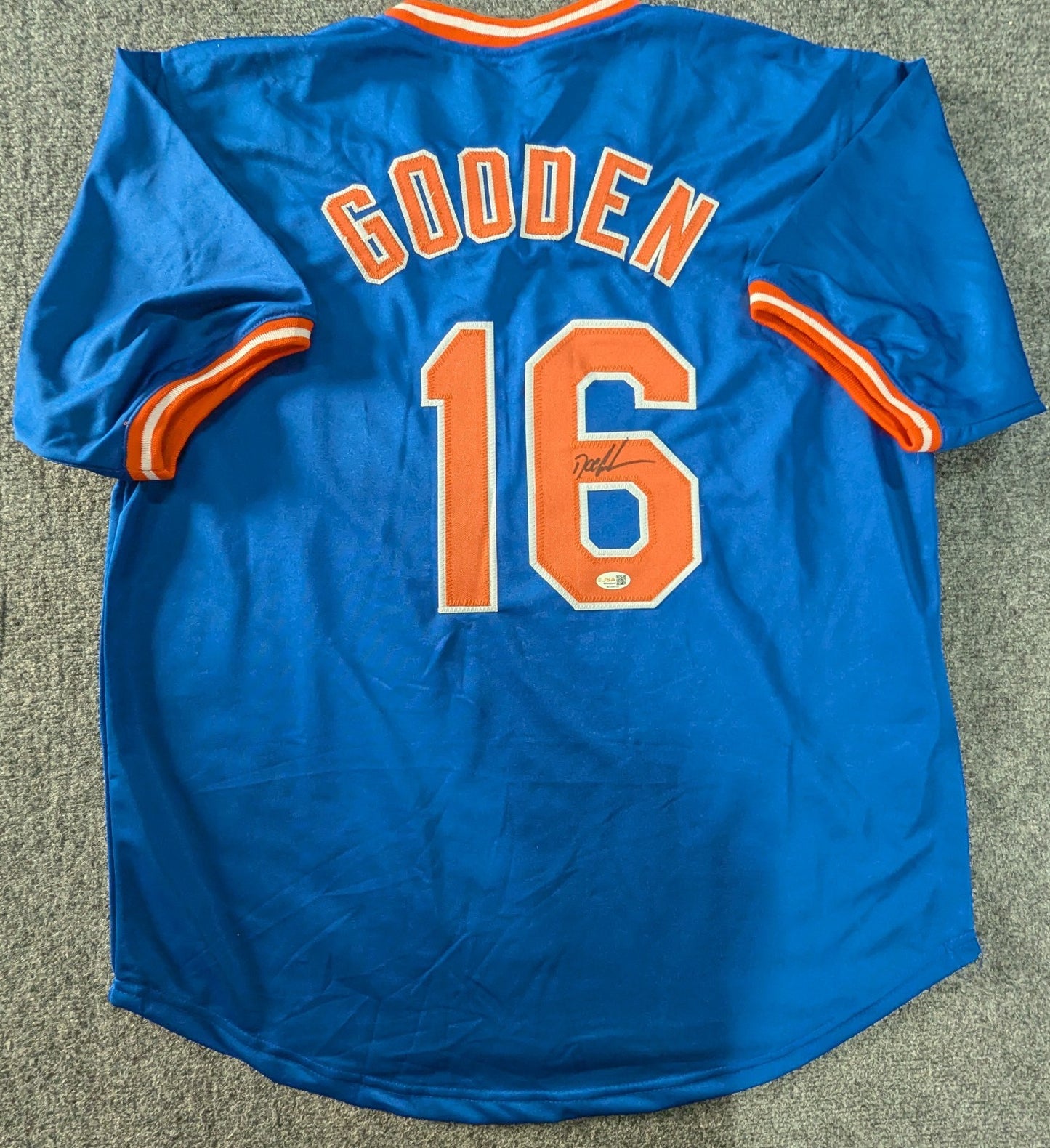 N.Y. Mets Dwight Gooden Autographed Signed Jersey Jsa  Coa