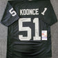 Las Vegas Raiders Malcolm Koonce Autographed Inscribed Jersey Jsa Coa