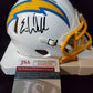 San Diego Chargers Eric Weddle Signed Speed Mini Helmet Jsa Coa