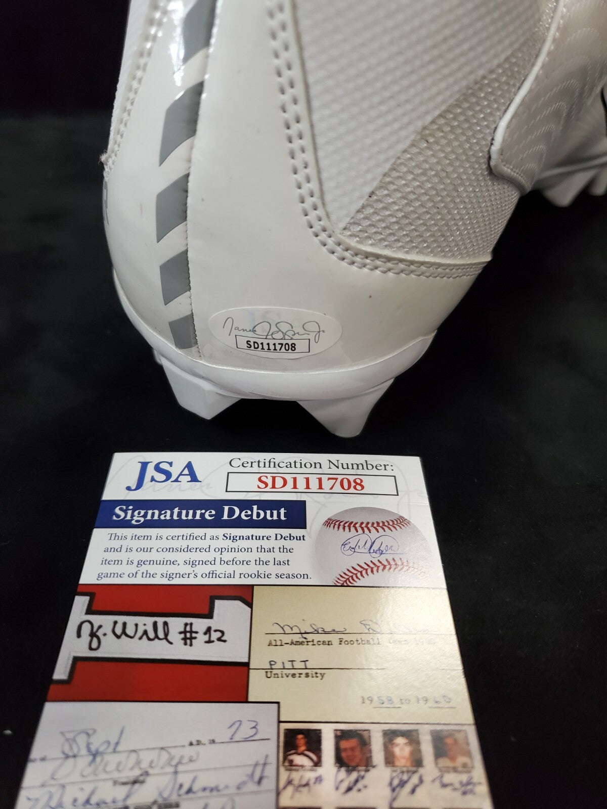 Eric Stokes Autographed Signed Cleat Jsa Coa