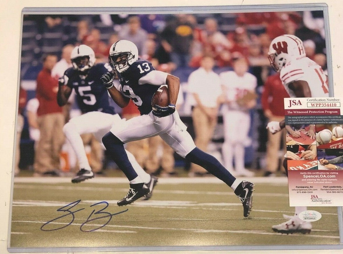 Saeed Blacknall Autographed Signed Penn State 11X14 Photo Jsa Coa