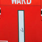 Framed Miami Hurricanes Cam Ward Autographed Signed Jersey Jsa Coa