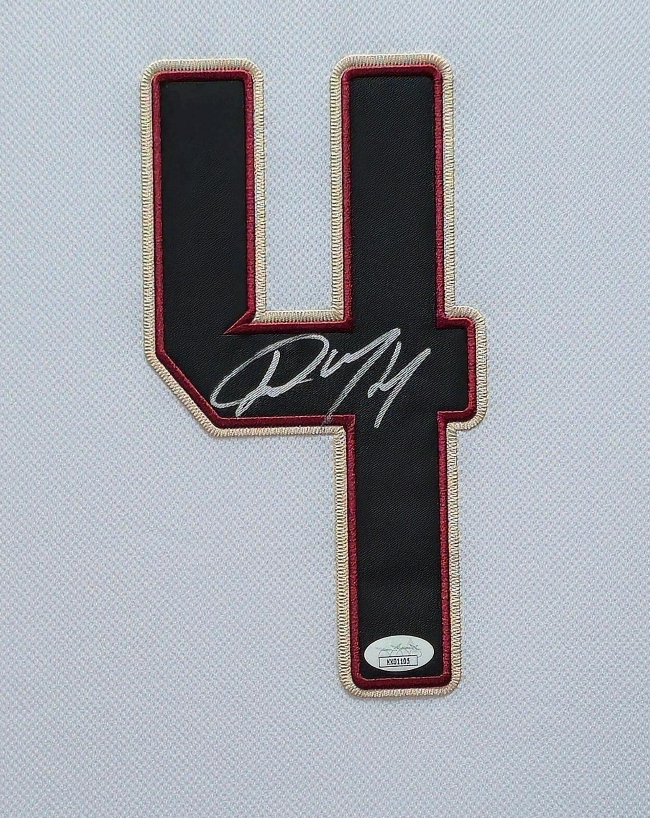 Suede Framed Arizona Diamondbacks Ketel Marte Autographed Signed Jersey Jsa Coa