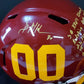 Washington Football Brian Mitchell Signed Insc. Full Sz Replica Helmet Jsa Coa