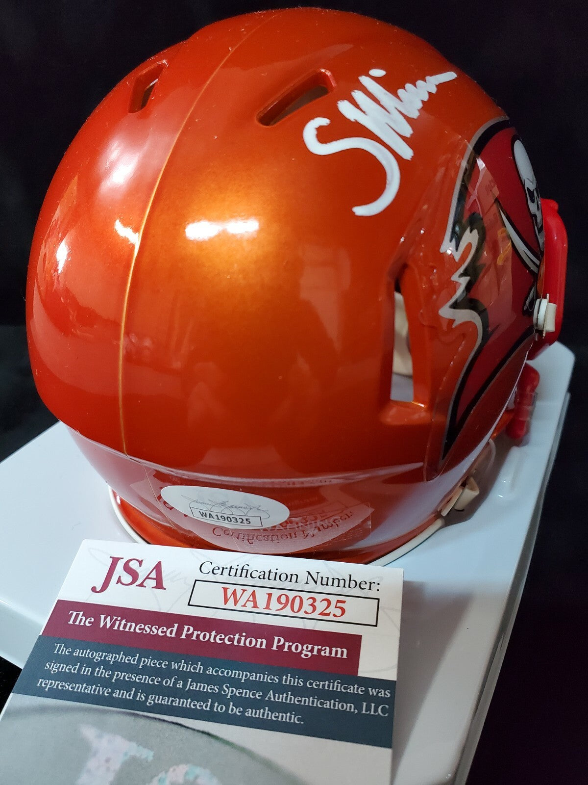Scotty Miller Autographed Signed Tampa Bay Buccaneers Flash Mini Helmet Jsa Coa