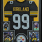 Framed Pittsburgh Steelers Levon Kirkland Autographed Signed Jersey Jsa Coa
