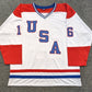 Pat Lafontaine Autographed Signed Inscribed "Hof 2003" Usa Hockey Jersey Beckett