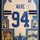 Framed Dallas Cowboys Demarcus Ware Autographed Signed Jersey Beckett Holo