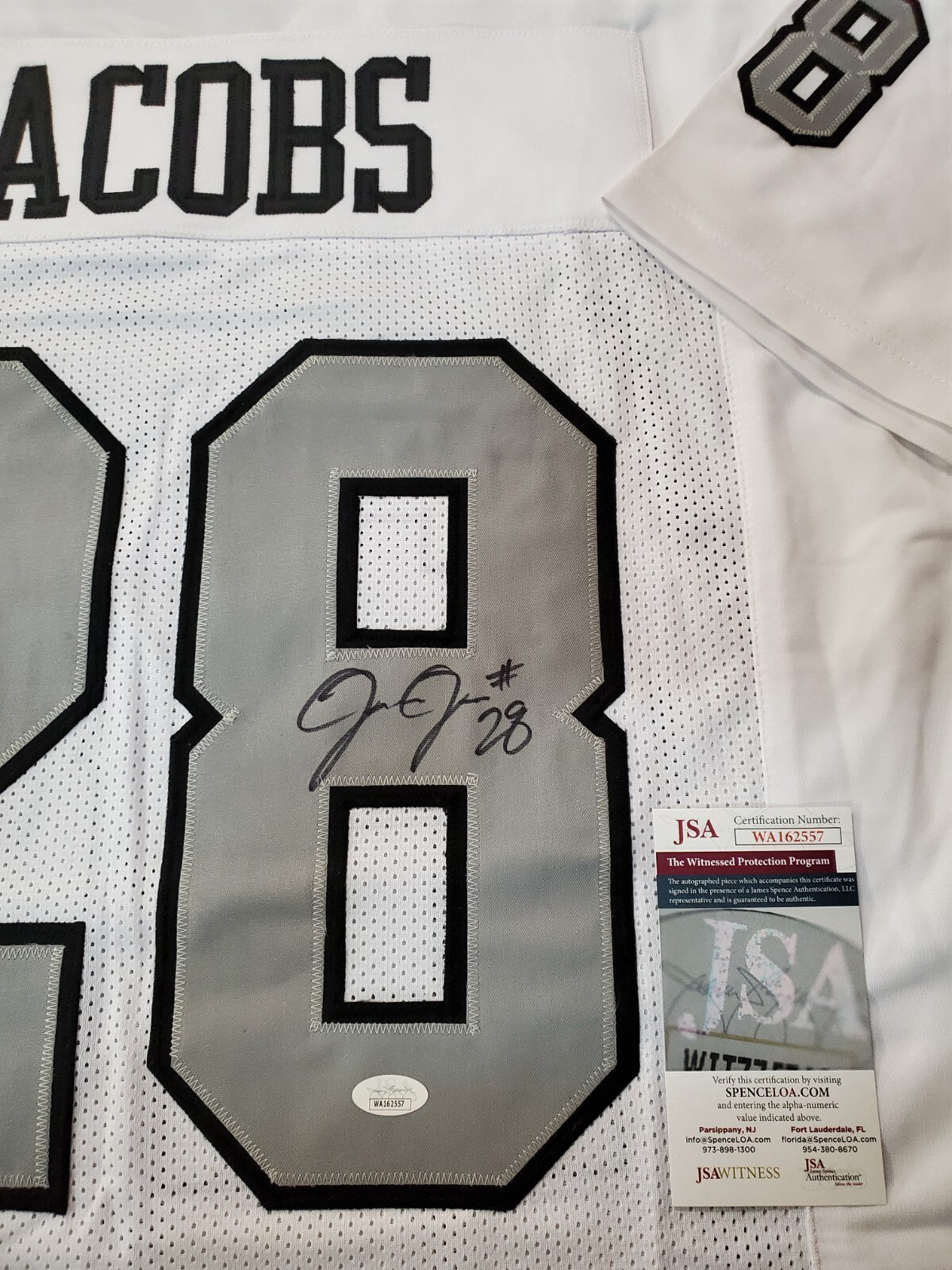 Las Vegas Raiders Josh Jacobs Autographed Signed Jersey Jsa Coa