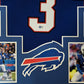 Framed Buffalo Damar Hamlin Autographed Signed Jersey Beckett Holo