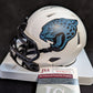 Jacksonville Jaguars Tyson Campbell Signed Lunar Mini Helmet Jsa Coa