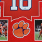 Suede Framed Clemson Tigers Trevor Lawrence Autographed  Jersey Fanatics Holo