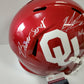 Marquise Brown Autographed Inscribed Oklahoma Sooners Full Sz Rep Helmet Jsa Coa