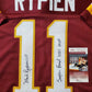 MVP Authentics Washington Football Mark Rypien Autographed Signed Inscribed Jersey Jsa Coa 180 sports jersey framing , jersey framing