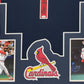 Framed St Louis Cardinals Ozzie Smith Autographed Inscribed Jersey Jsa Coa