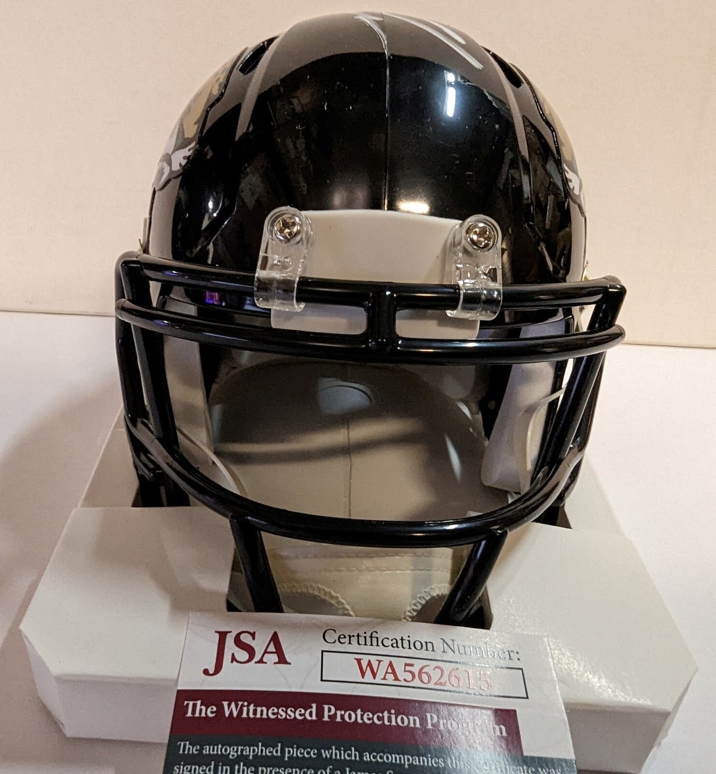 Jacksonville Jaguars Tyson Campbell Signed Speed Mini Helmet Jsa Coa