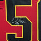 MVP Authentics Framed Kansas City Chiefs Derrick Johnson Autographed Inscribed Jersey Psa Coa 427.50 sports jersey framing , jersey framing
