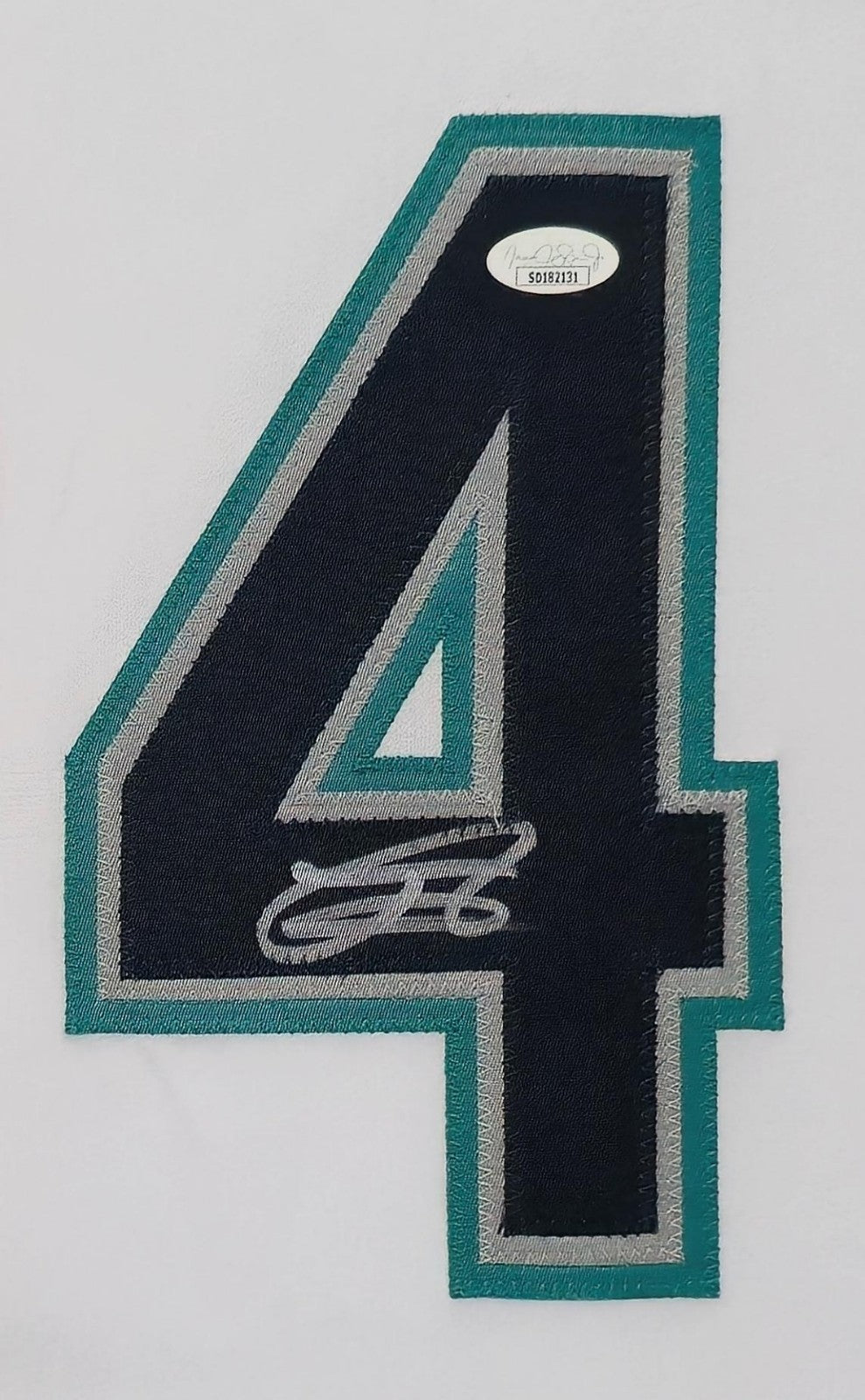 Framed Seattle Mariners Julio Rodriguez Autographed Signed Jersey Jsa Coa