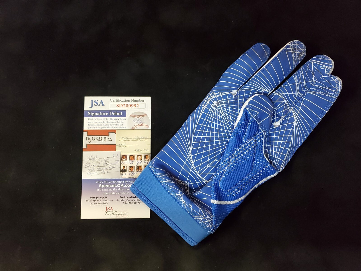 Israel Izzy Abanikanda Autographed Signed Glove