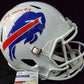 Buffalo Bills Gregory Rousseau Signed Full Size Speed Replica Helmet Jsa Coa