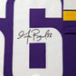Framed Minnesota Vikings Garrett Bradbury Autographed Signed Jersey Jsa Coa