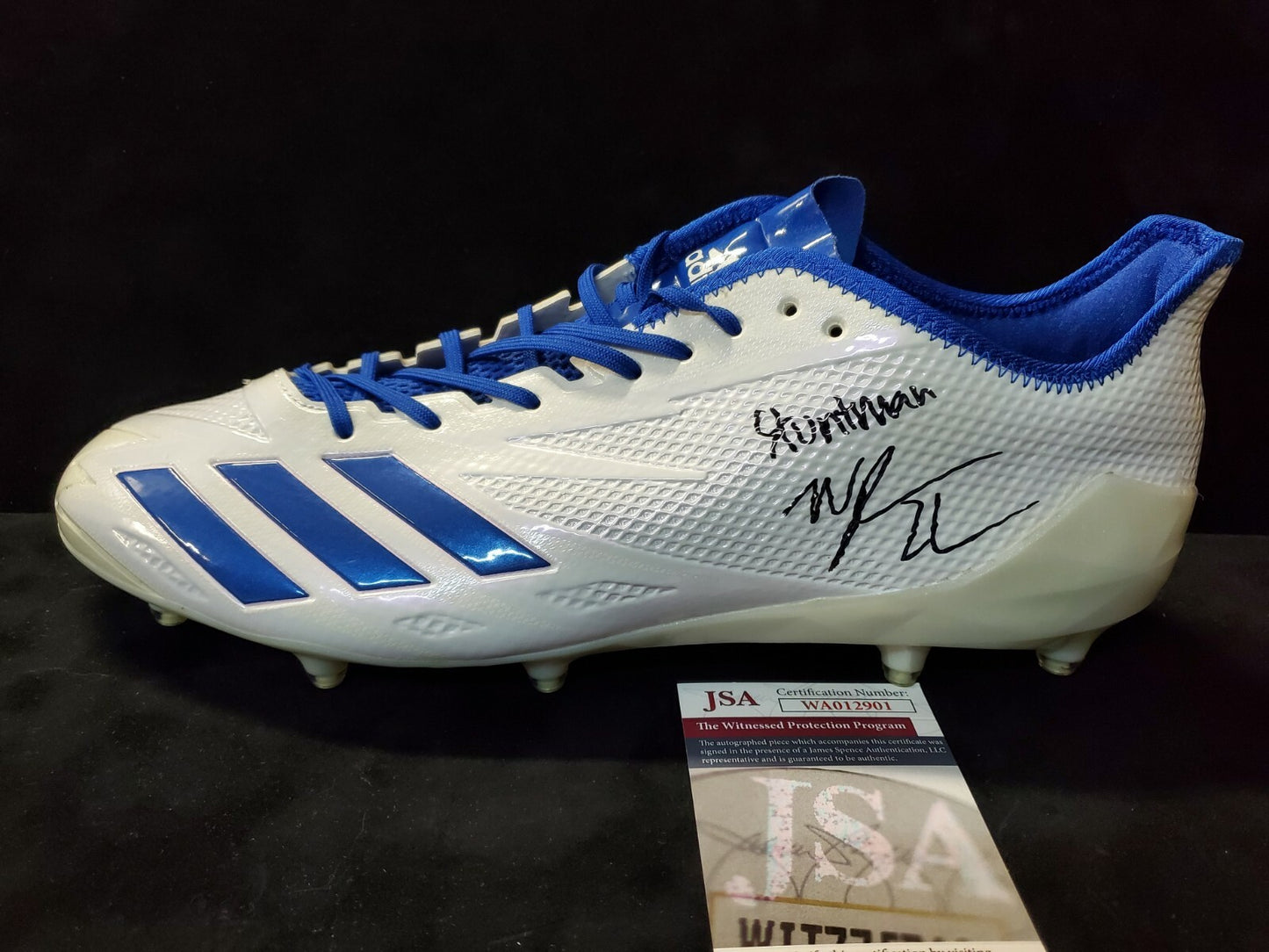 Indianapolis Colts Nyheim Hines Autographed Signed Inscribed Cleat Jsa Coa