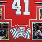 Framed Mark Mcgwire Autographed Signed Team Usa Jersey Jsa Coa