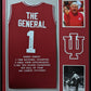 Framed Indiana Hoosiers Bobby Knight Autographed Signed Stat Jersey Steiner Holo