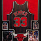 MVP Authentics Suede Framed Chicago Bulls Scottie Pippen Autographed Jersey Fanatics Holo 2025 sports jersey framing , jersey framing