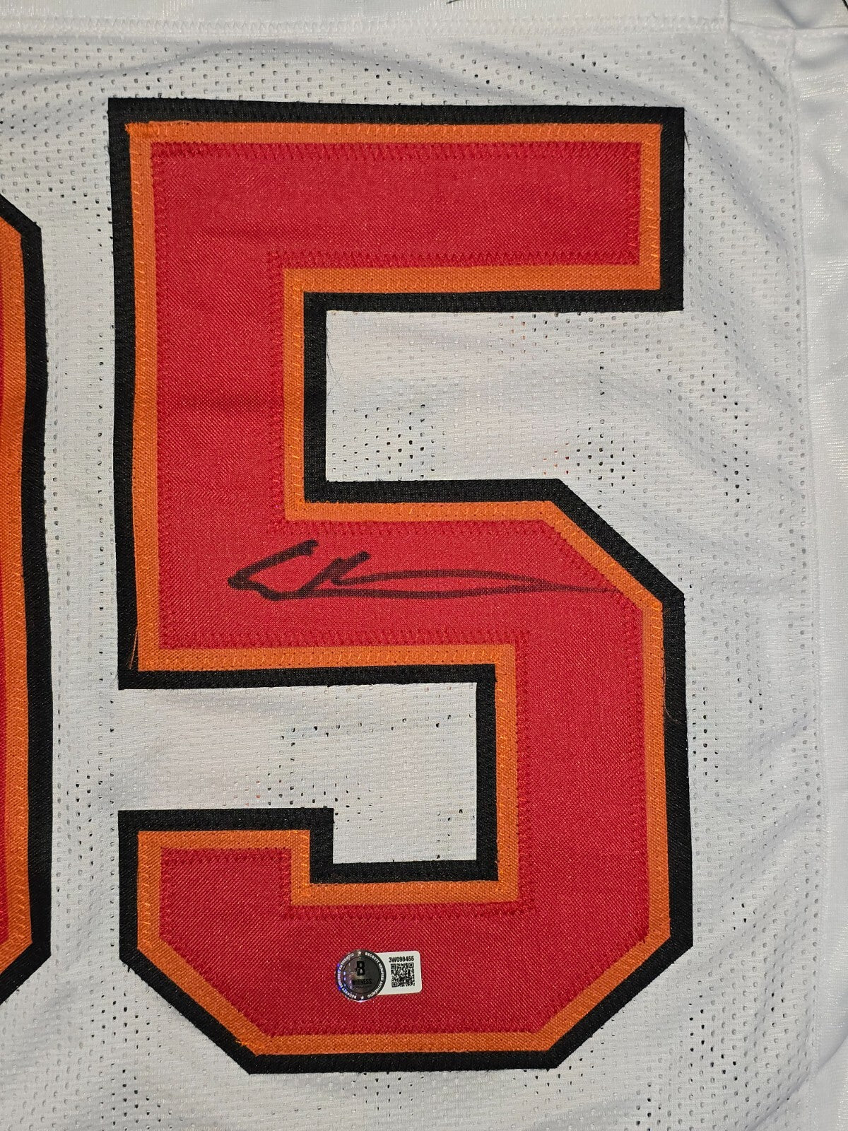 Tampa Bay Buccaneers Elijah Roberts Autographed Signed Jersey Beckett Holo
