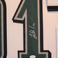 Framed Philadelphia Eagles Fletcher Cox Autographed Signed Jersey Jsa Coa