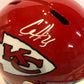 Clyde Edwards-Helaire Signed K.C. Chiefs Speed Replica Full Size Helmet Bas Coa