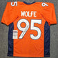 Denver Broncos Derrick Wolfe Autographed Signed Jersey Jsa Coa