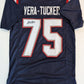 New England Patriots Alijah Vera-Tucker Autographed Signed Jersey Jsa Coa