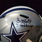 Dallas Cowboys Jim Jeffcoat Signed Insc Full Size Speed Replica Helmet Jsa Coa